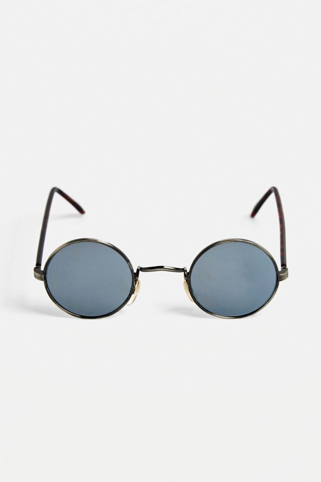 Hindsight Vintage Mahoney Silver Mirror Sunglasses #1