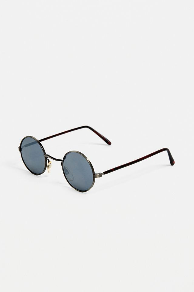 Hindsight Vintage Mahoney Silver Mirror Sunglasses #2