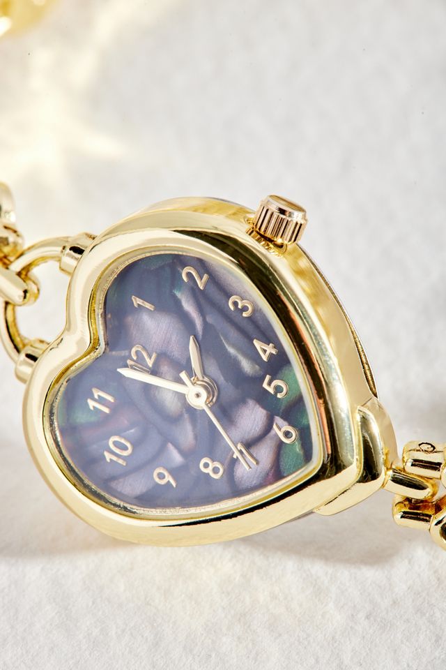 Montre Cœur en Pierre de Lune #1