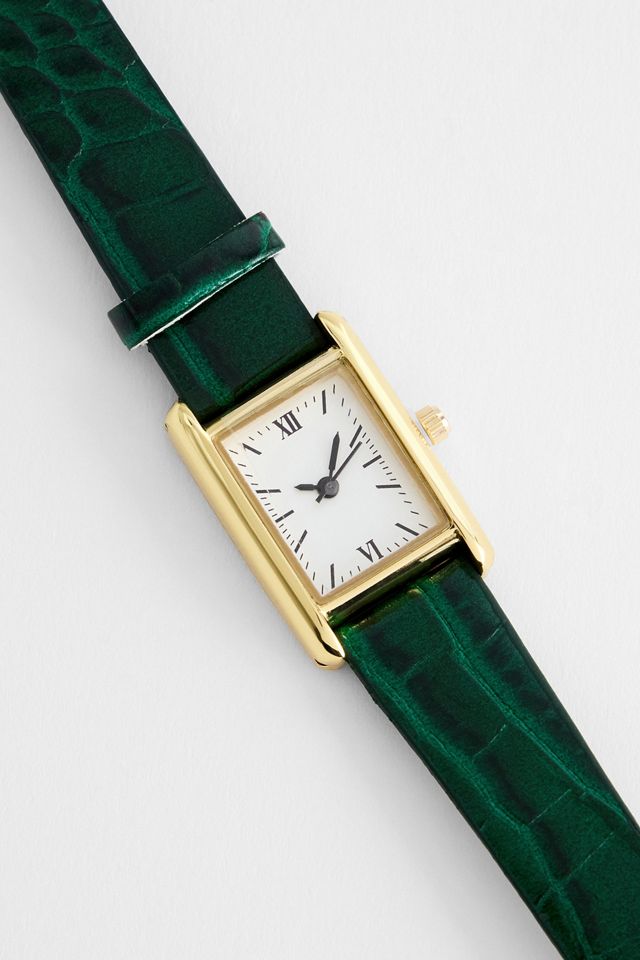 Silence + Noise Green Croc Watch #2