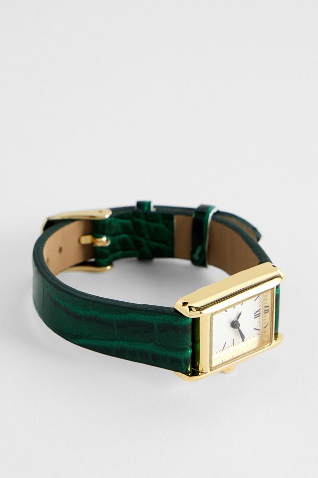 Silence + Noise Green Croc Watch #3
