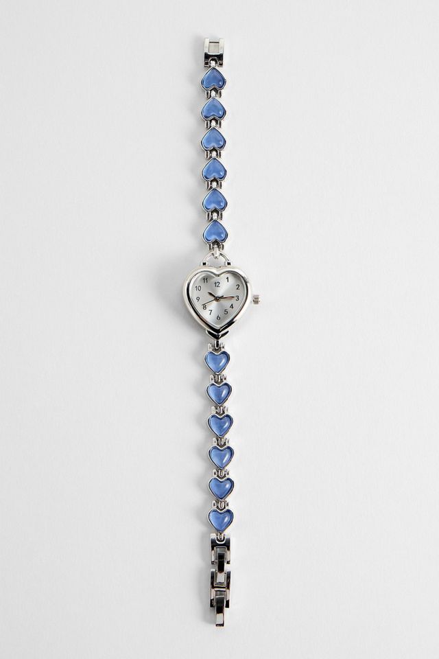 Silence + Noise Baby Blue Heart Watch #2