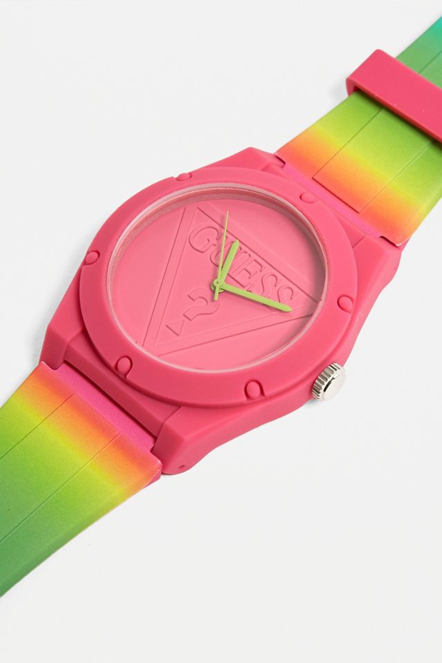 GUESS Casual Lifestyle Pink Rainbow Watch #1