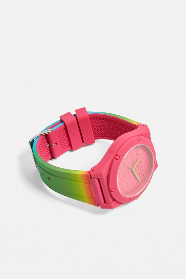 GUESS Casual Lifestyle Pink Rainbow Watch #3