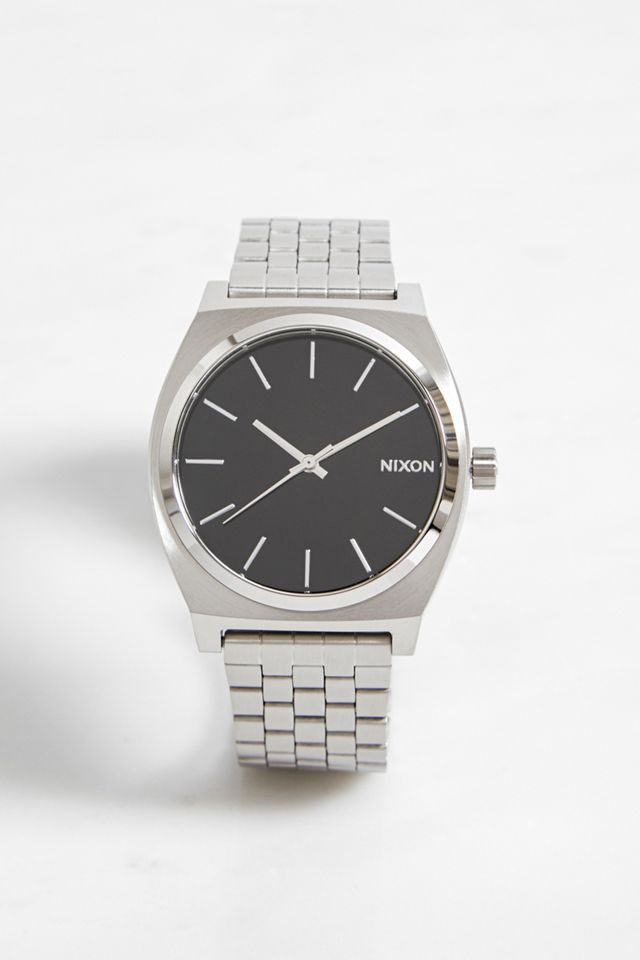Nixon Time Teller Reloj Silver & Black #1