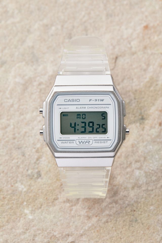 F91WS-7 | White Translucent Digital Watch | CASIO