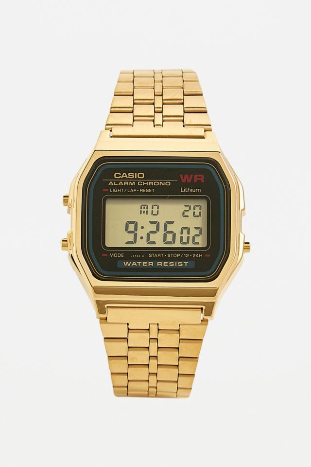 Casio A159WGE Classic Gold Watch