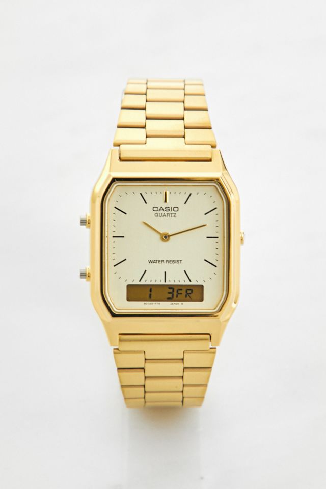 Casio cheap aq230 gold