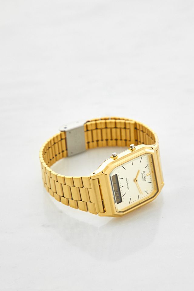 Casio AQ230 Vintage Gold Watch #2