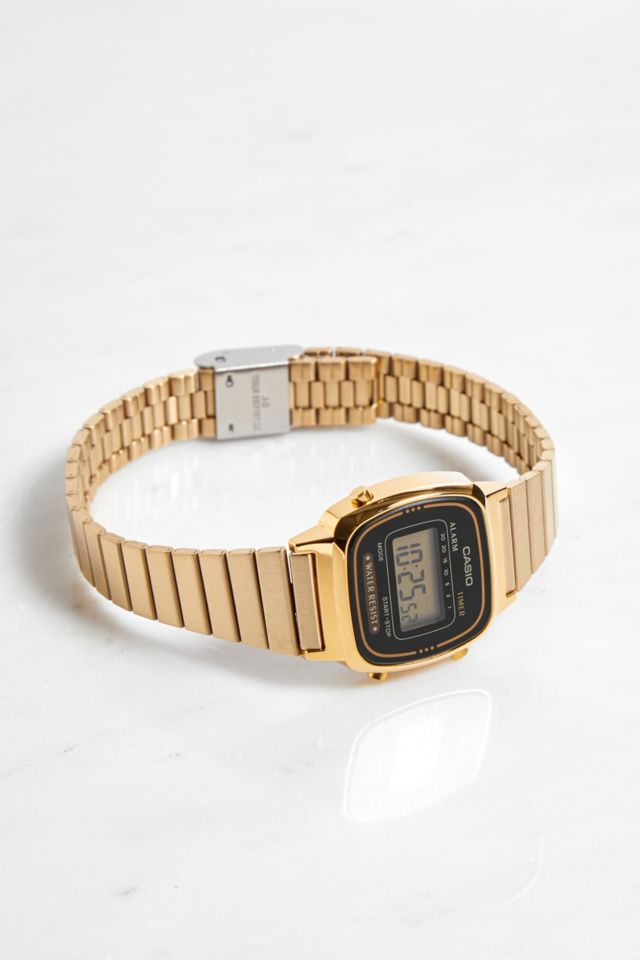 Casio la670 classic gold mini watch hotsell