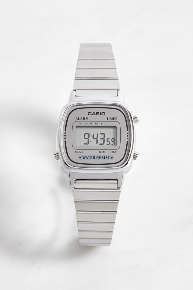 Casio classic shop silver watch