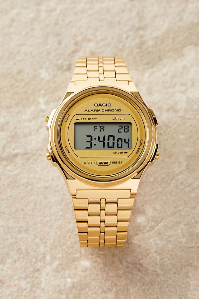 Casio Gold A171WEG9AEF Watch Urban Outfitters UK
