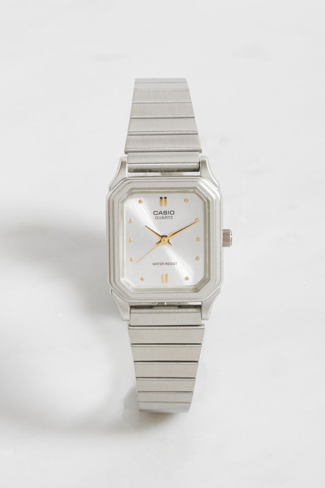 Casio Vintage Silver Watch Urban Outfitters UK