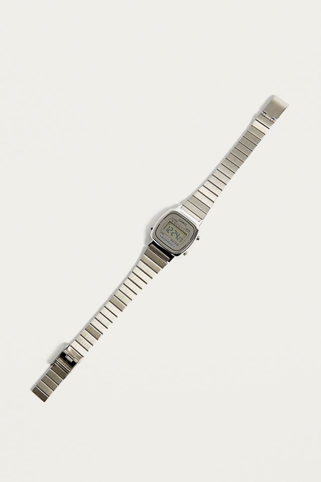 Casio – Digitaluhr in Silber #1