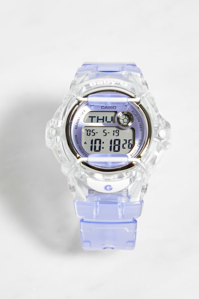 Baby g clear discount watch