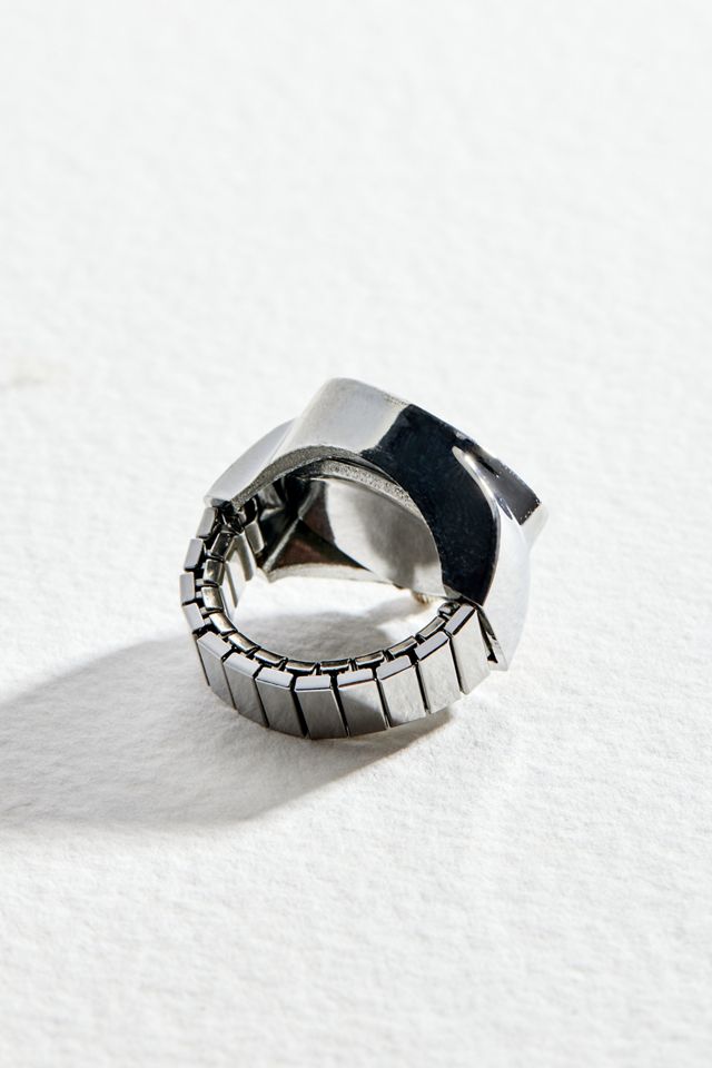 Silence + Noise Heart Watch Ring #2