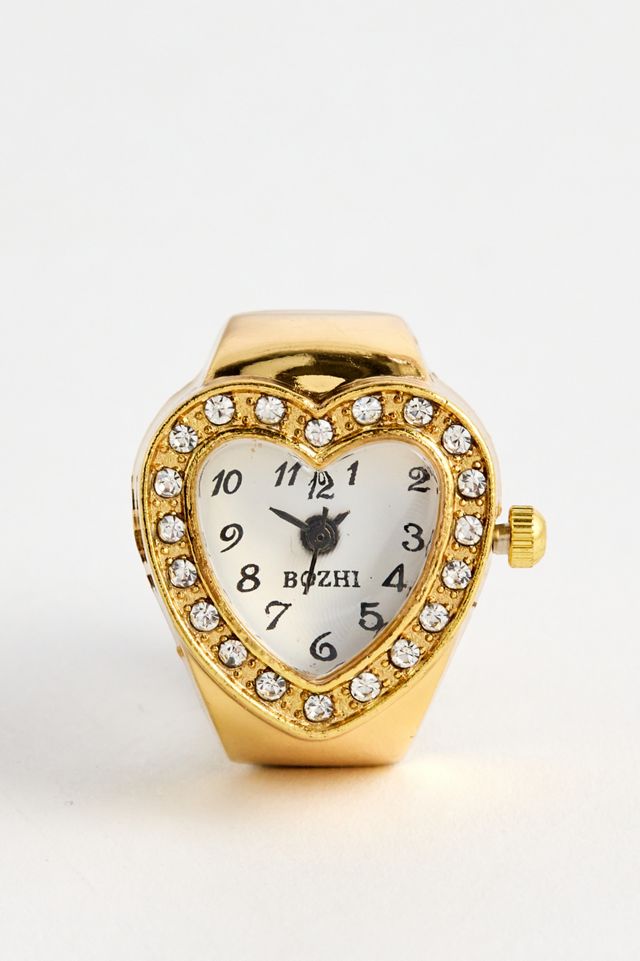 Bague montre cœur UO #1
