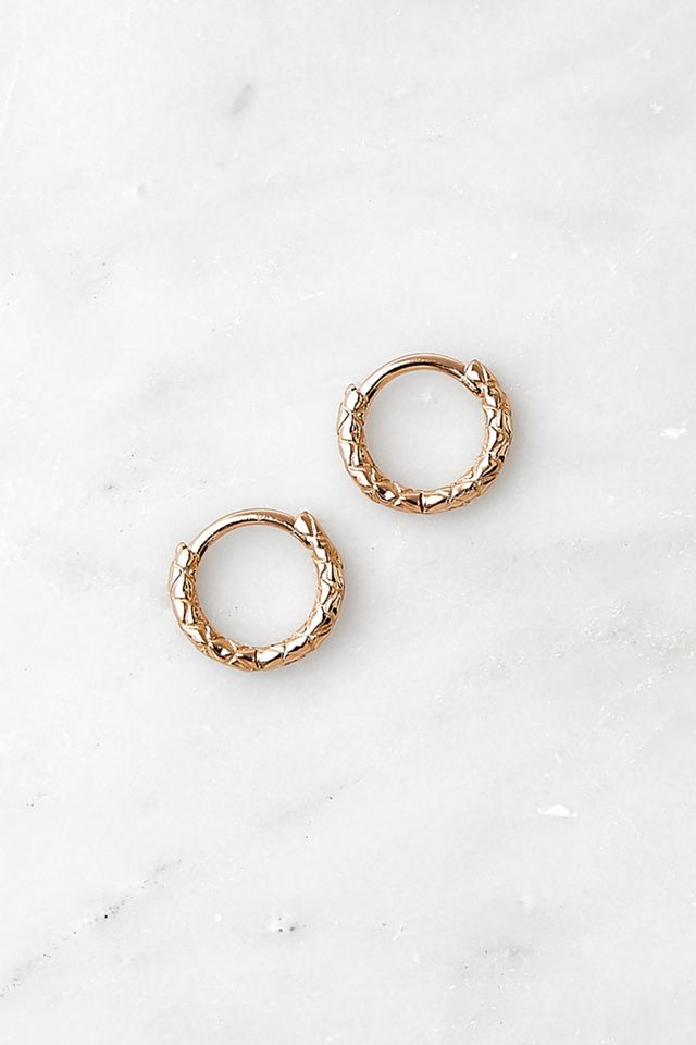 REGALROSE Snake Clicker Hoop Earrings Urban Outfitters UK