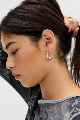 Orecchini a Cerchio Broken Hearts Ed Hardy