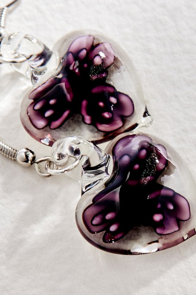 Boucles d'oreilles pendantes florales Silence + Noise #1