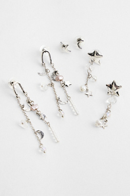 Lot de 3 boucles d'oreilles Celestial en taille: TAILLE UNIQUE - Silence + Noise - Modalova