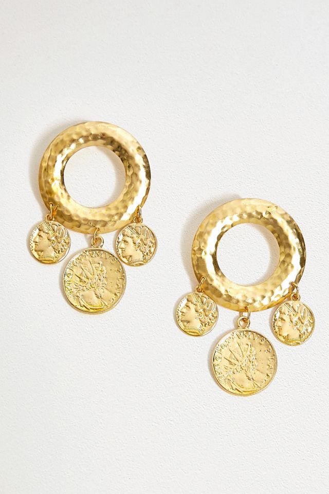 Statement-Ohrringe im Boho-Style in Gold #2