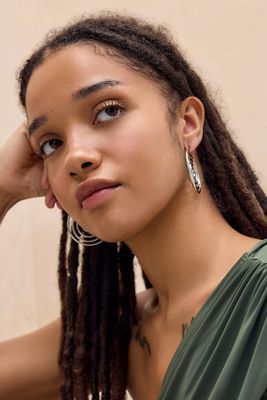 Silence + Noise XL Swirl Hoops
