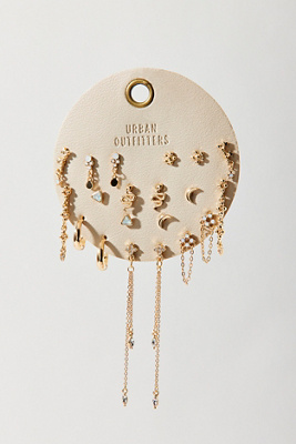 Boucles d'oreilles empilables délicates Lot de 10 taille: TAILLE UNIQUE - Silence + Noise - Modalova