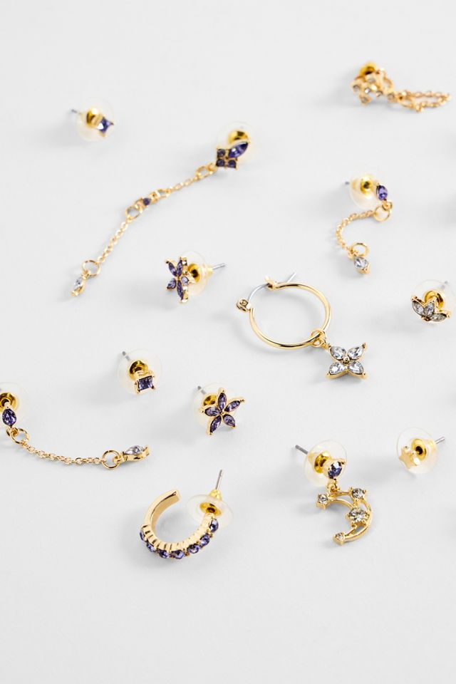 Silence + Noise Celestial Stacking Earrings 10-Pack #4