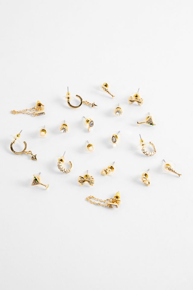 Paquete de 10 Aretes Apilables Martini Silence + Noise #3