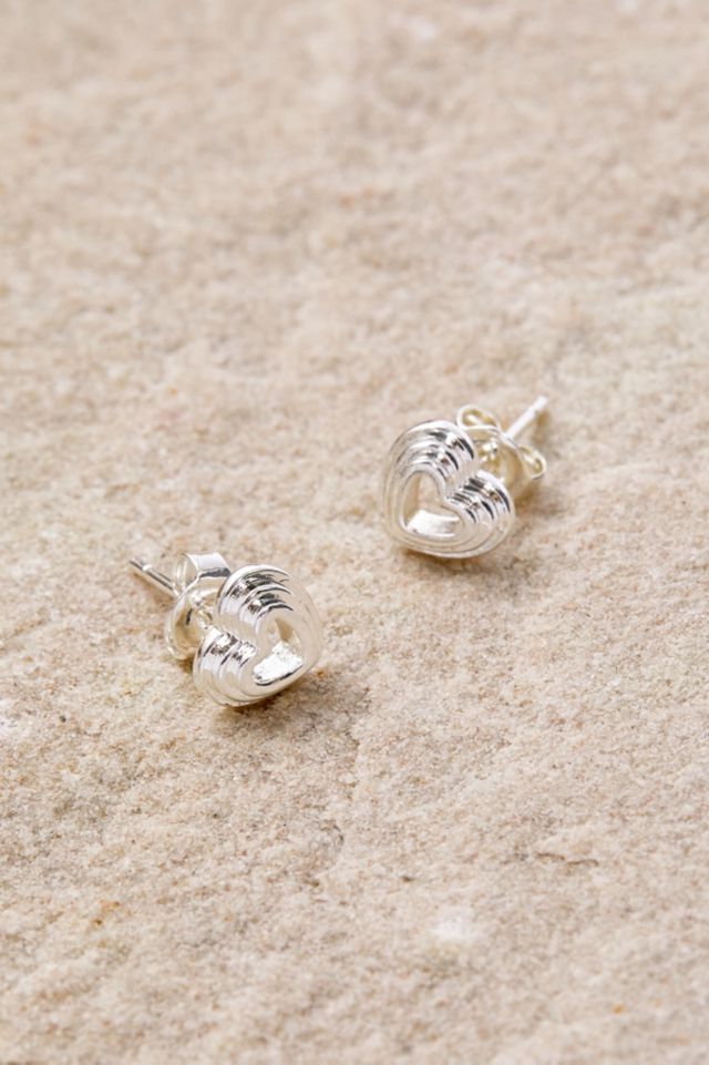 Estella Bartlett Layered Heart Stud Earrings | Urban Outfitters UK