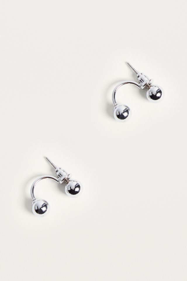 Clous d'oreilles illusion avec boules #1