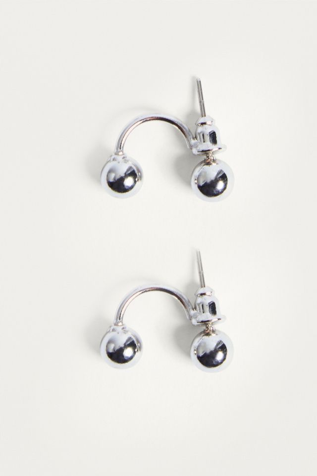 Clous d'oreilles illusion avec boules #4