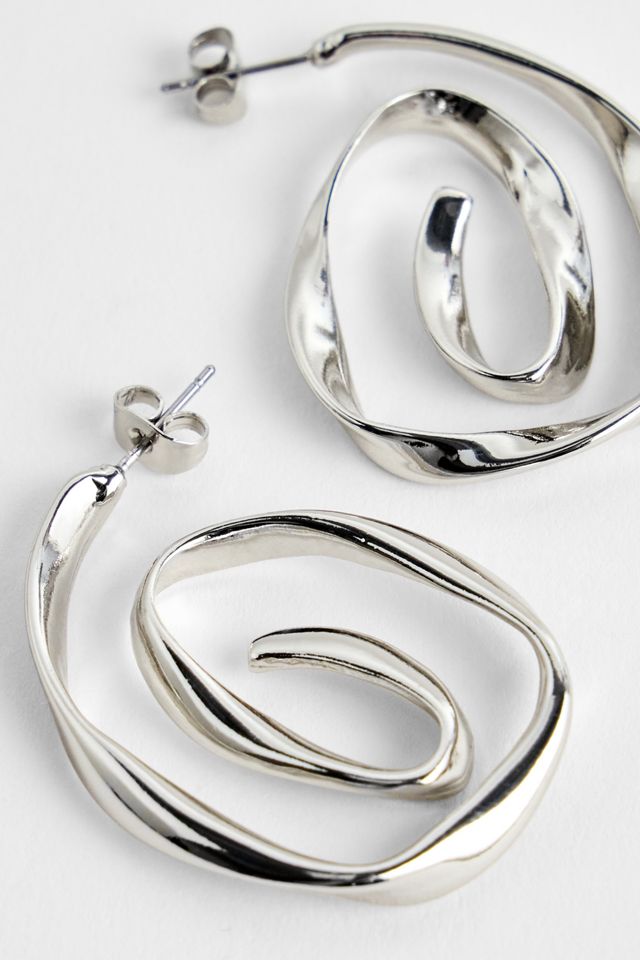 UO Swirl Hoop Earrings #2