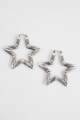 Silence + Noise Bamboo Star Earrings