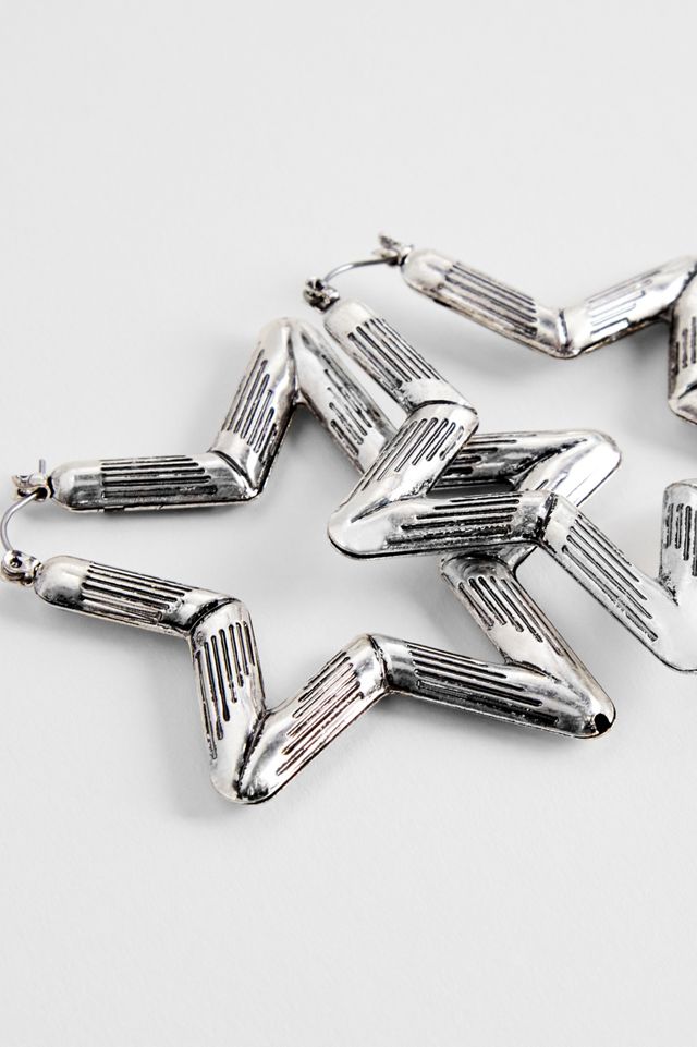 Silence + Noise Bamboo Star Earrings #2