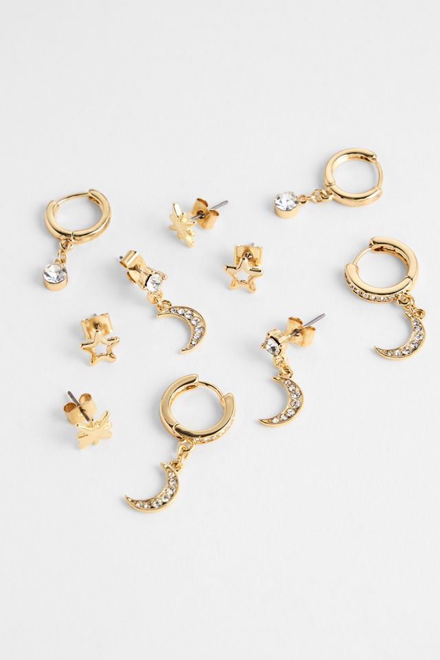 Silence + Noise Star Stacking Earrings