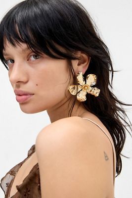 Silence + Noise Statement Flower Earrings