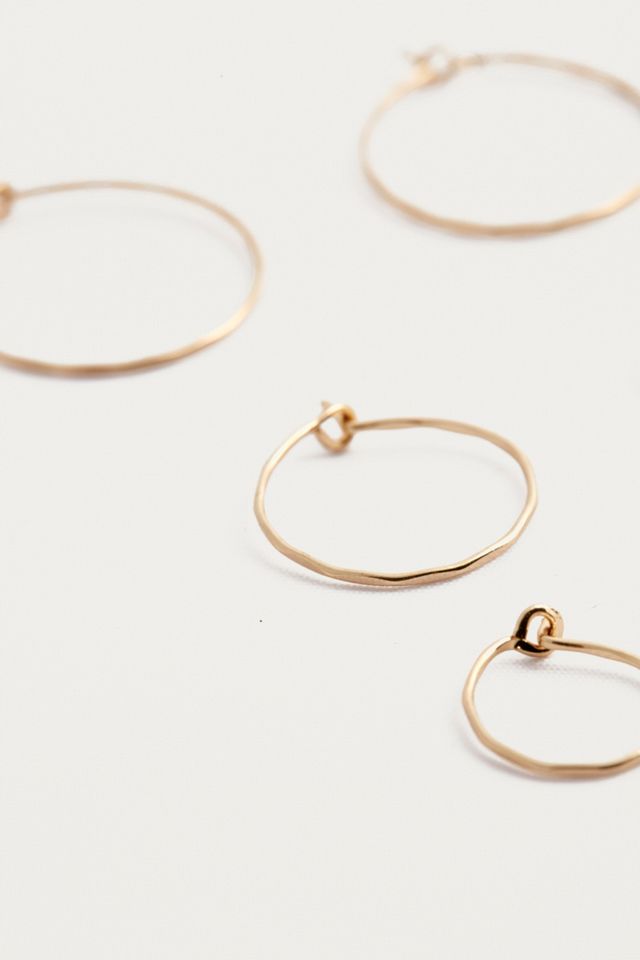 Fine Wire Hoop Earrings Pack #1