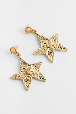 Boucles d'oreilles étoile fondue XL taille: TAILLE UNIQUE - Silence + Noise - Modalova