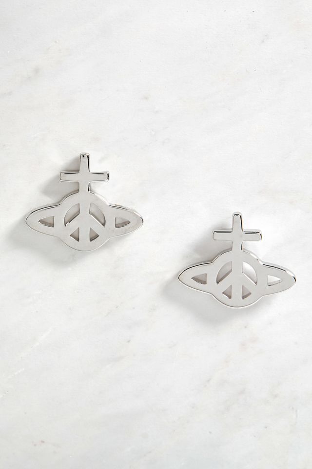 Vivienne Westwood Peace Orb Logo Earrings #1