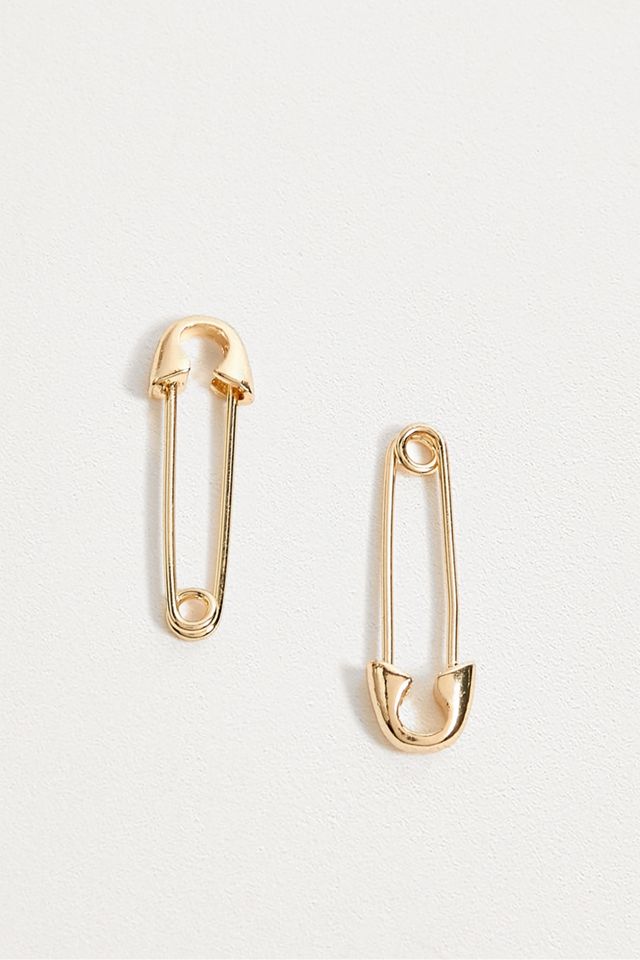 Safety Pin Earrings Urban Outfitters UK