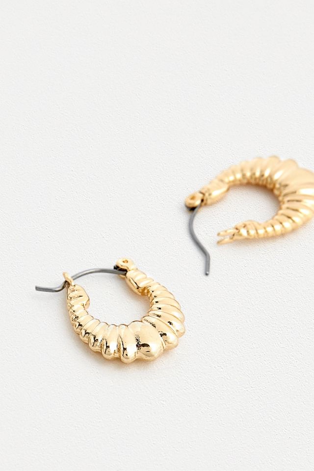 Mini Fan Hoop Earrings #2