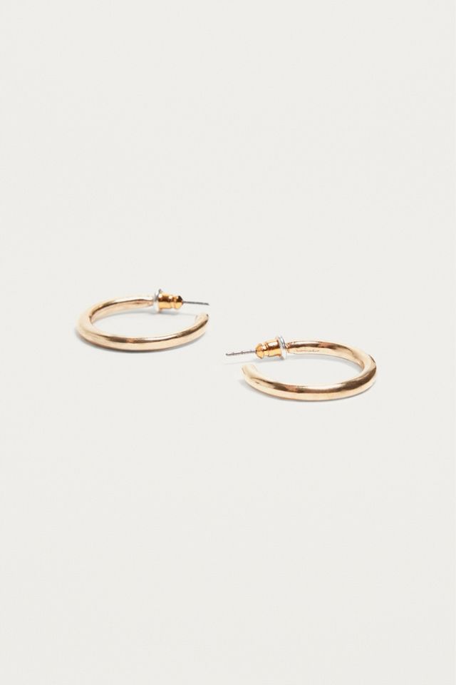 Small Chunky Hoop Earrings #1
