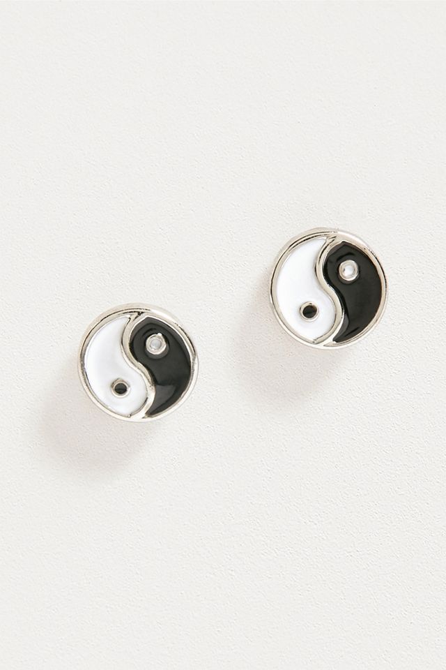 Yin Yang Stud Earrings #1