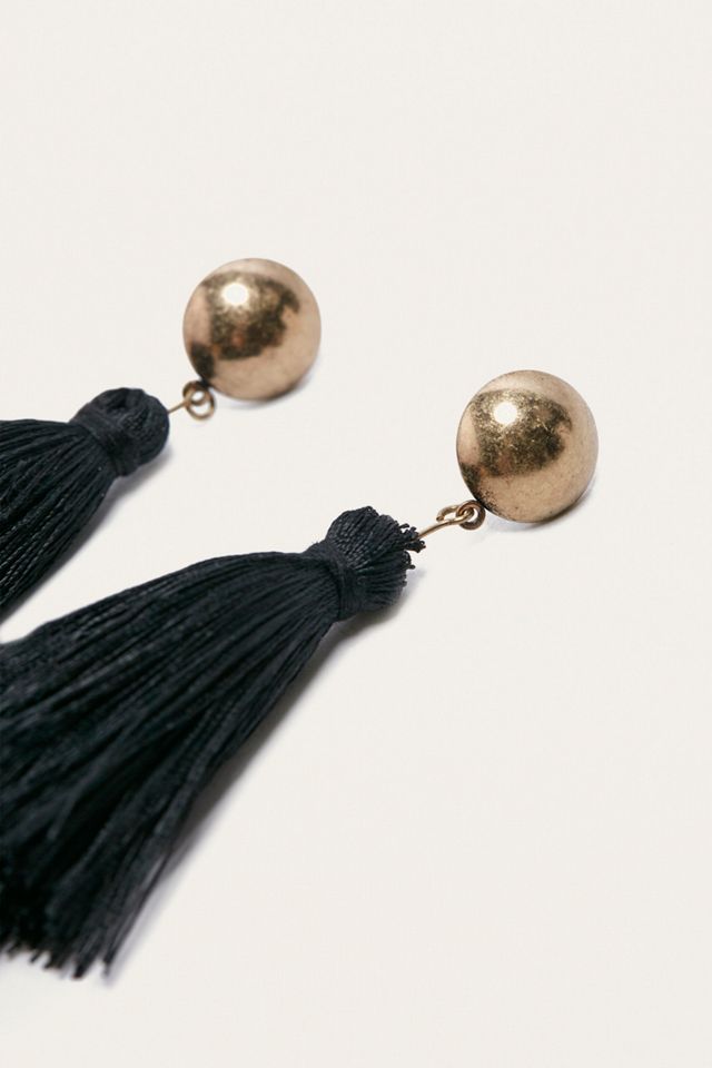 Layered Tassel Drop Earrings #1