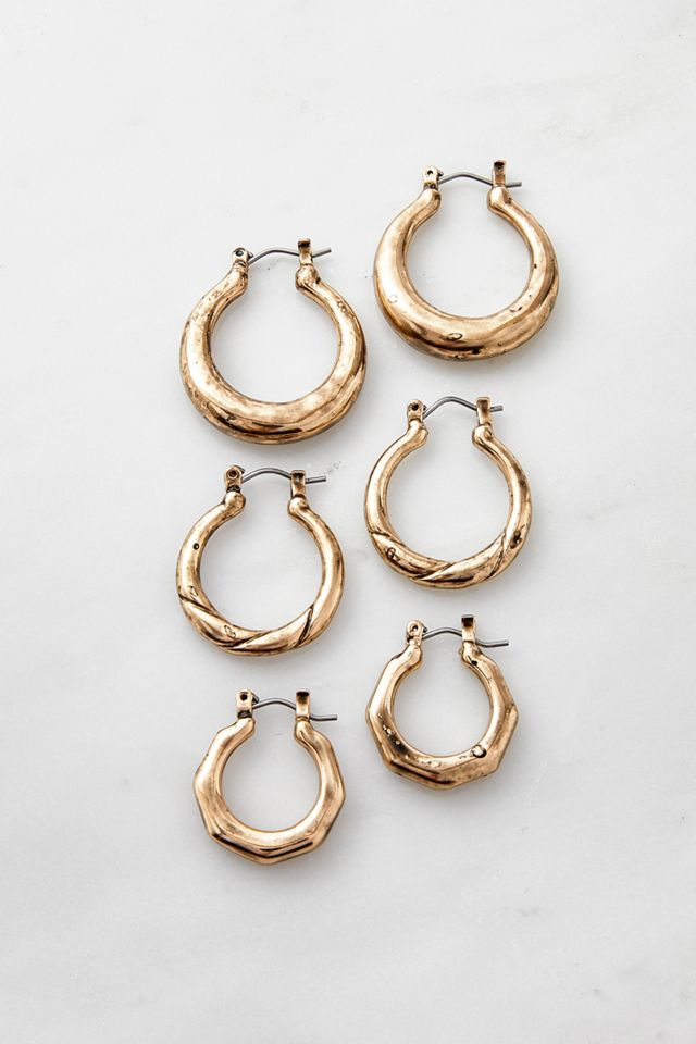 Hoop Earrings 3-Pack #1