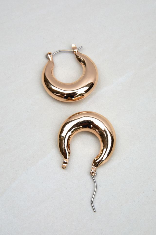 Lee Chunky Hoop Earrings #1