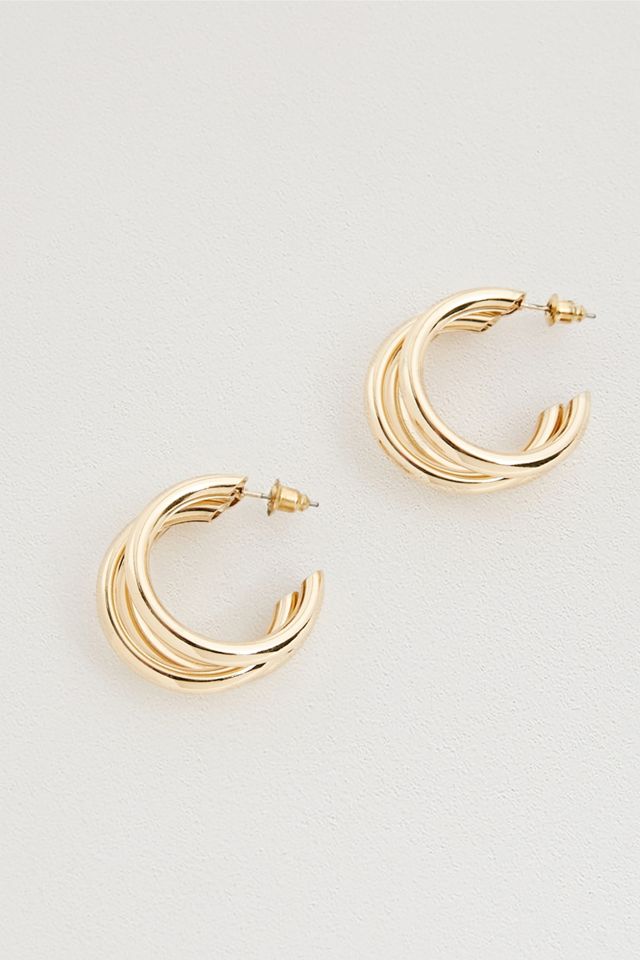 Triple Hoop Statement Earrings #2