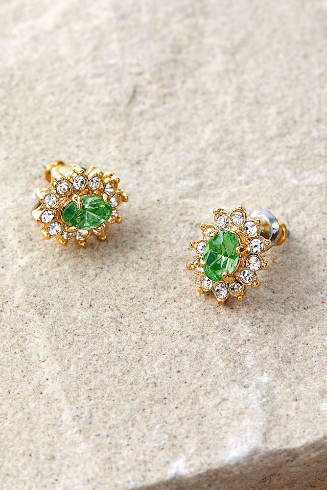 Susan Caplan Orecchini ovali Swarovski Crystal Vintage #1